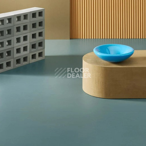 Forbo Marmoleum Solid Walton 3377 North Sea blue фото 2 | FLOORDEALER